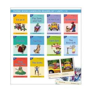 Phonic Books Dandelion Readers Set 3 Units 1-10 Sit on It (Alphabet Code Blending 4 and 5 Sound Words): Decodable Books for Beginner Readers Alphabet | Phonic Books (ISBN: 9780744095265)