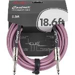 Fender Contour Instrument Cable, Burgundy Mist, 18.6 (Contour, Burgundy Mist, 18.6')