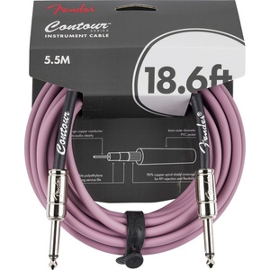 Fender Contour Instrument Cable, Burgundy Mist, 18.6 (Contour, Burgundy Mist, 18.6')