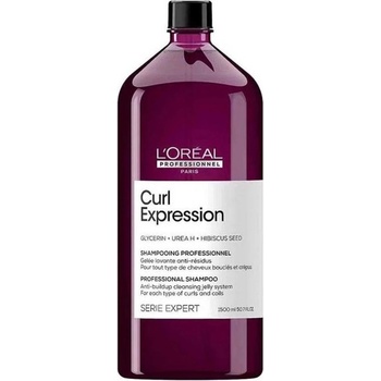 L'Oréal LOreal Professionnel Serie Expert Curl Expression Глицерин + Урея H + Семена от хибискус Шампоан за коса Избистрящ 1500 мл