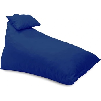 Pufrelax Пуф шезлонг и декортаивна възглавница Kudos, водоустойчив, Кралско син
