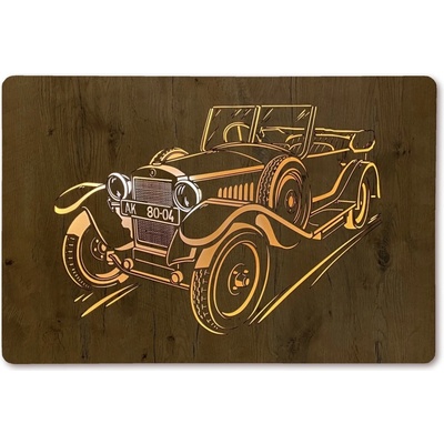 Li-Go "Veterán" světelný obraz 230V 90x62cm provedení povrchu: dub