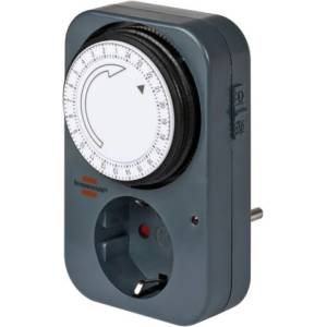 Brennenstuhl Механичен таймер Brennenstuhl MZ20-1, 24h, 3500W, 16A, 220V (B18 - 1506450)