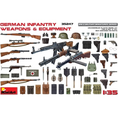 MiniArt German Infantry Weapons & Equipment 35247 1:35