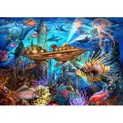 Bluebird Puzzle - Puzzle Ciro Marchetti: Aqua City - 1 500 piese