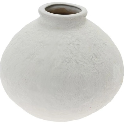 VÁZA BIELA PORCEL. 24,3*25,1*20,8CM