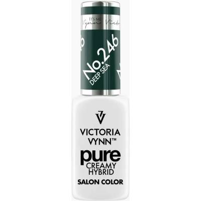 VICTORIA VYNN Hybridní gel lak PURE CREAMY HYBRID 246 Deep Sea 8 ml