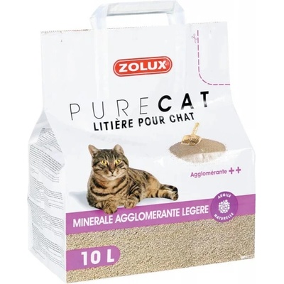 Zolux Podestýlka PURECAT premium light clumping 10 l