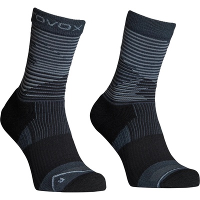 Ortovox Мъжки туристически чорапи Ortovox All Mountain Mid Socks Merino socks - Black Raven - размер 45-47 (EU) (201-7467-0413)