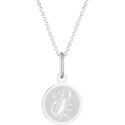 Gemmax Řetízek se znamením Štír z bílého zlata GUSWN-38851-25841