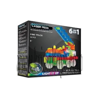 Светещ конструктор 6 в 1 - Камион Товарач laser pegs