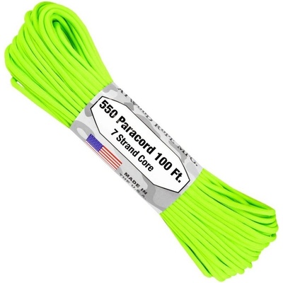 ARM 550 PARACORD 100' Neon Green S18-NEON GREEN