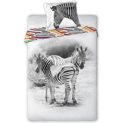 FARO Obliečky Zebra Bavlna 140x200 70x90