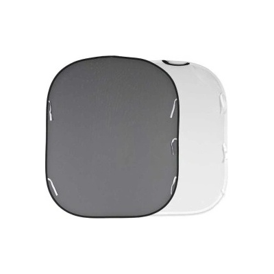 Manfrotto Plain skladacie pozadie 1.5x1.8m White/Mid Grey (LB56GW)