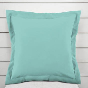 Biante bavlna s lemom Moni MO-062 Svetlo tyrkysová 35 x 45 cm