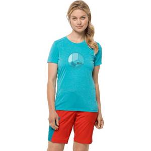 Jack Wolfskin Тениска crosstrail graphic t w