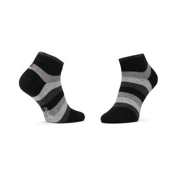 Tommy Hilfiger Súprava 2 párov detských členkových ponožiek Čierna