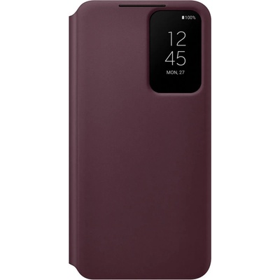 Samsung Калъф Samsung Clear View Cover за Galaxy S22 - Бордо, EF-ZS901CEE