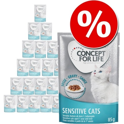 Concept for Life Sterilised Cats v omáčke 48 x 85 g