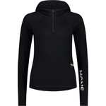 Mons Royale Дамско мериносово термобельо Mons Royale Women's Bella Merino Long Sleeve Hood Merino base layer - Black (115-2718-0112)