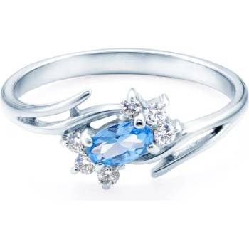 Image 1 of SAVICKI Годежен пръстен: бяло злато. топаз