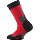 Lasting TJD 306 červená merino ponožka junior slabší