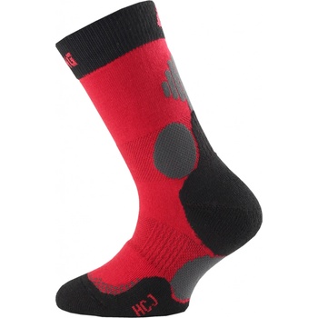 Lasting TJD 306 červená merino ponožka junior slabší