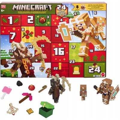 Mattel Minecraft Adventní kalendář, JMP70 mJMP70