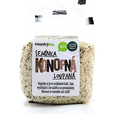 Country Life Konopné semienka lúpané BIO 250 g