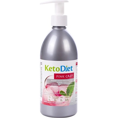 KetoDiet Low Carb sirup pink grep 0,5 l