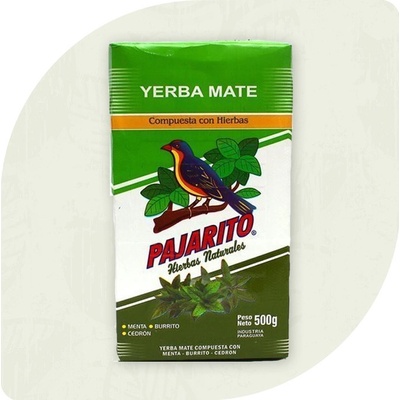 Pajarito Yerba maté Compuesta con Hierbas 500 g
