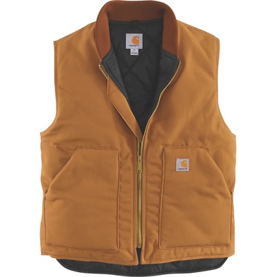 Carhartt Мъжки синтетичен елек Carhartt Insulated Rib Collar Vest Casual vest - Carhartt Brown - размер 3XL (032-1630-0216)