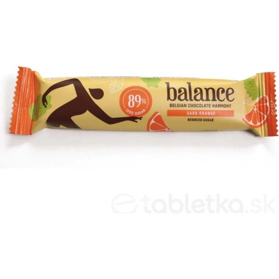 BALANCE HORKÁ ČOKOLÁDA S POMARANČOM se stévií 35 g