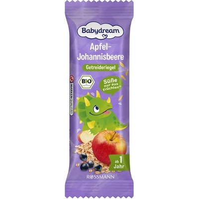 Babydream BIO tyčinka jablko, oves, černý rybíz 25 g – Zboží Dáma