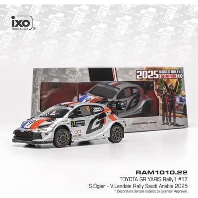 Toyota GR Yaris Rally1 Rally Saudi Arabia 2025 17 Ogier LandaisIXO 1:43