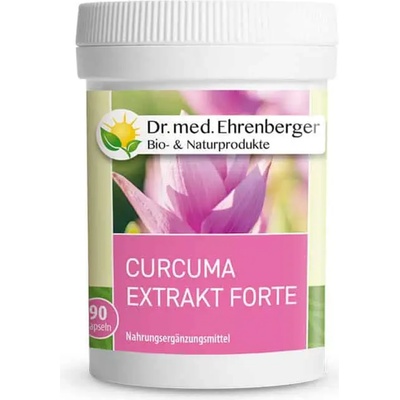 Dr. Ehrenberger Naturprodukte Curcuma Extract Forte - 90 капсули