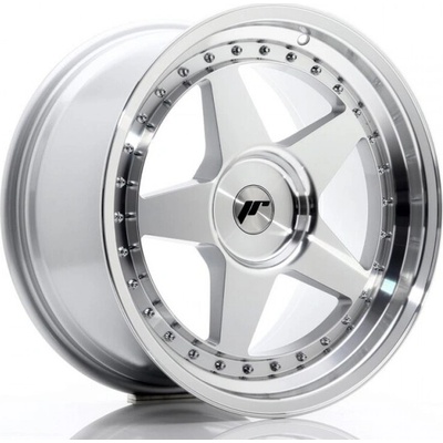 Japan Racing JR6 7x16 BLANK ET20-35 silver machined face