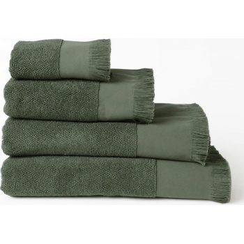 MKLozkoviny Froté uterák Loreta 30 x 50 cm olivová