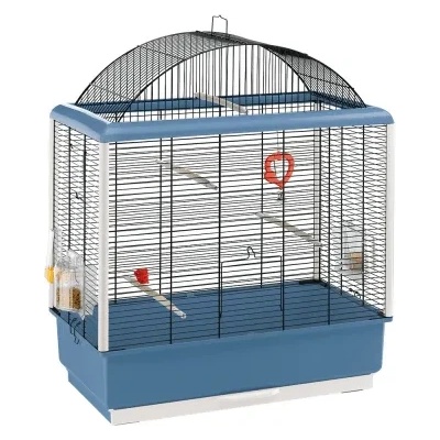 Ferplast - Cage Palladio 4 - Оборудвана клетка за канарчета, екзотични и други малки птици - размер 59 х 33 х h69 см