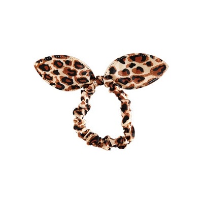 Látková guma do vlasů, leopardí potisk 93295