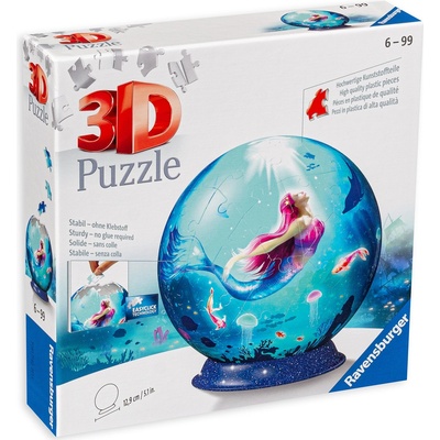 Ravensburger 3D Пъзел Ravensburger от 72 части - Русалки (11250)