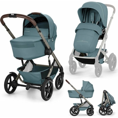 Cybex Talos S Lux incl. Foldable Cot Gold Stormy Blue 2026