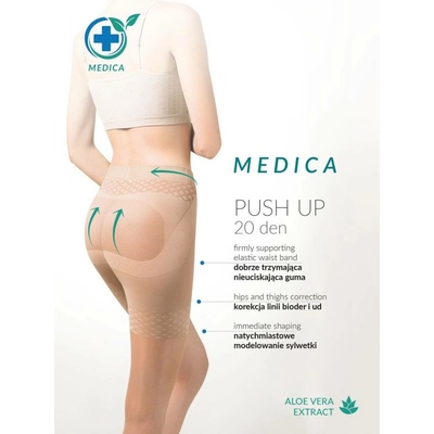 Gabriella MEDICA PUSH UP PUNČOCHOVÉ KALHOTY 20 DEN Béžová