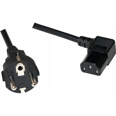 Logilink síťový kabel VDE IEC-C13 2.0m 90°/0° CP117