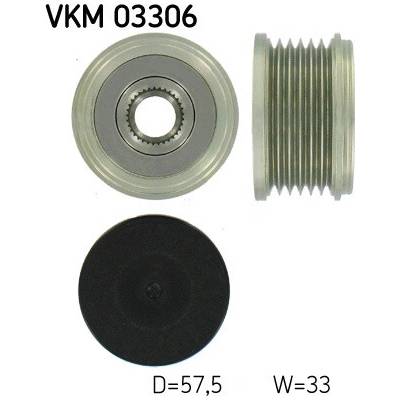 Voľnobeżka alternátora SKF VKM 03306