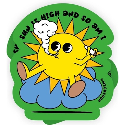 Samolepka Sun - weedshop