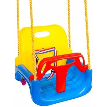 Dvěděti Plastová houpačka VOUG 3v1 vícebarevná