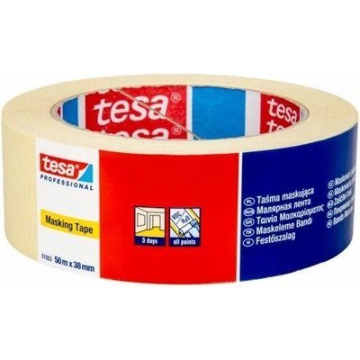 Tesa 51023 jemne krepovaná maliarska páska 38 mm x 50 m
