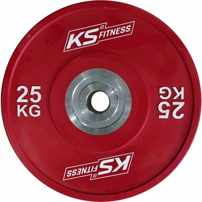 Kubisport CWPRO25 Celogumový kotouč s ocelovým středem 25 kg 50 mm