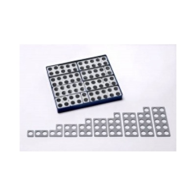 Numicon: Box of 80 Numicon Shapes Grey Toy